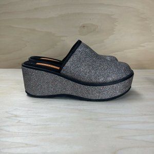 Rocket Dog Womens Rainbow Glitter Foam Platform Sandals Slip On C305 Size 8